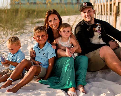 Mackenzie Edwards with her ex-husband Ryan Edwards and children.